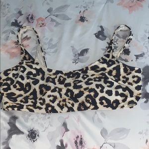 Bralette plunge bikini top